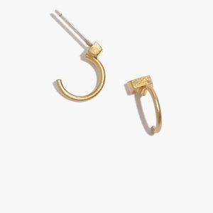 Madewell Bar Huggie Stud Earrings